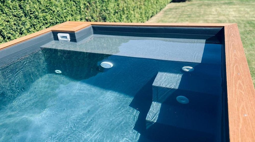 Container Spa Pool 3,0 x 2,5 m mit Whirlpool Komfortpaket
