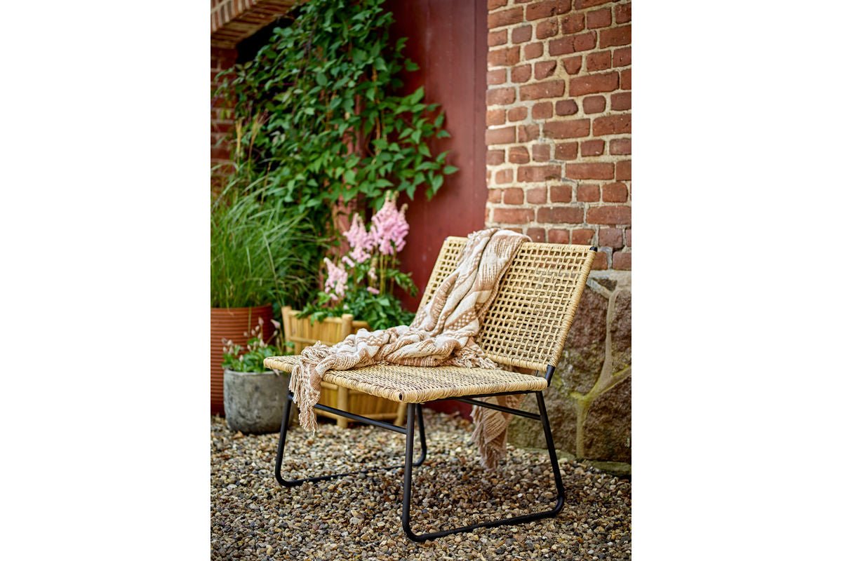 Luxusbetten24 Malia Überwurfdecke aus recycelter Baumwolle 160x130 Braun