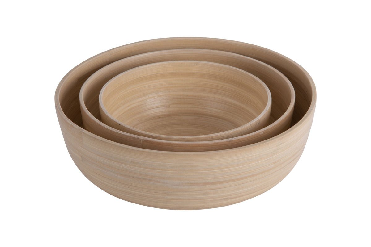 Schale Rosélis – Gefertigt aus Bamboo (3er Set)