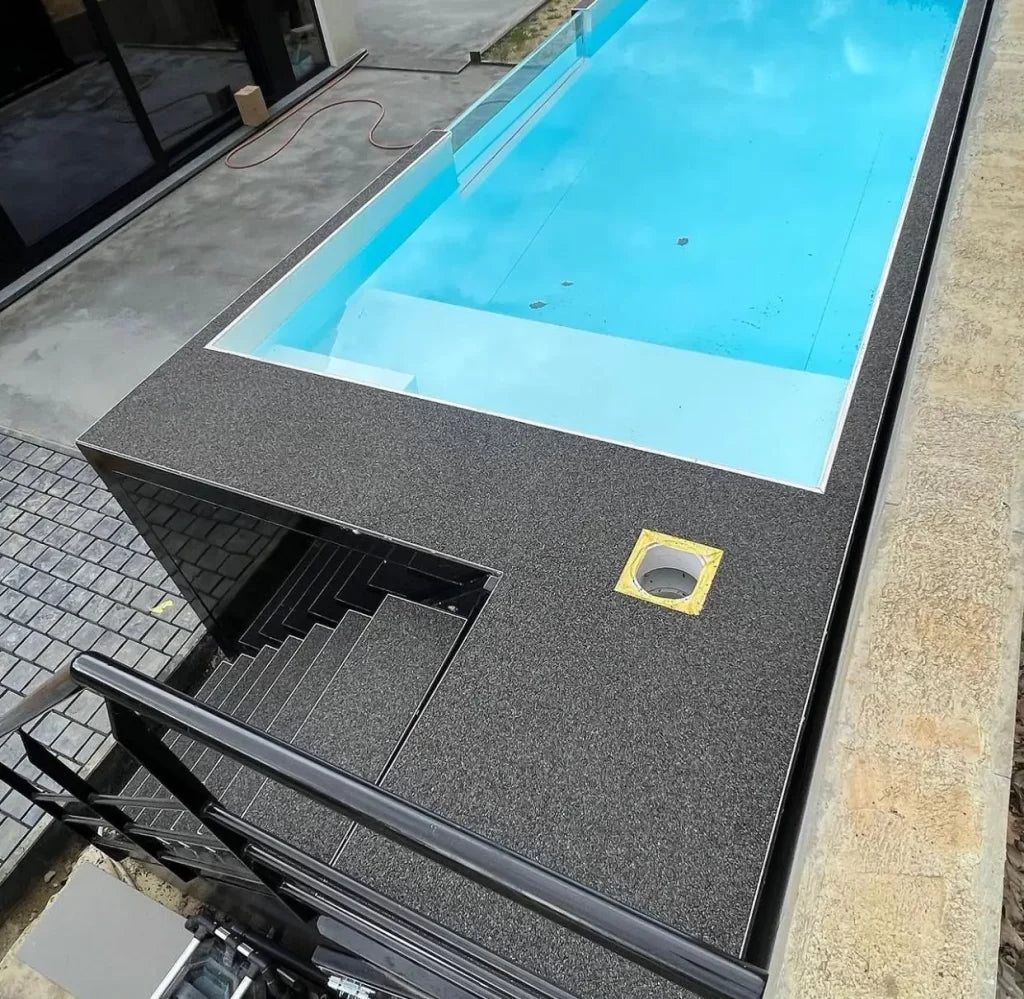 Intex Premium Rundpool Ø 4,50 m Stahlrahmenpool mit Sandfilteranlage, Leiter und Abdeckung – 15.000 L Gartenpool