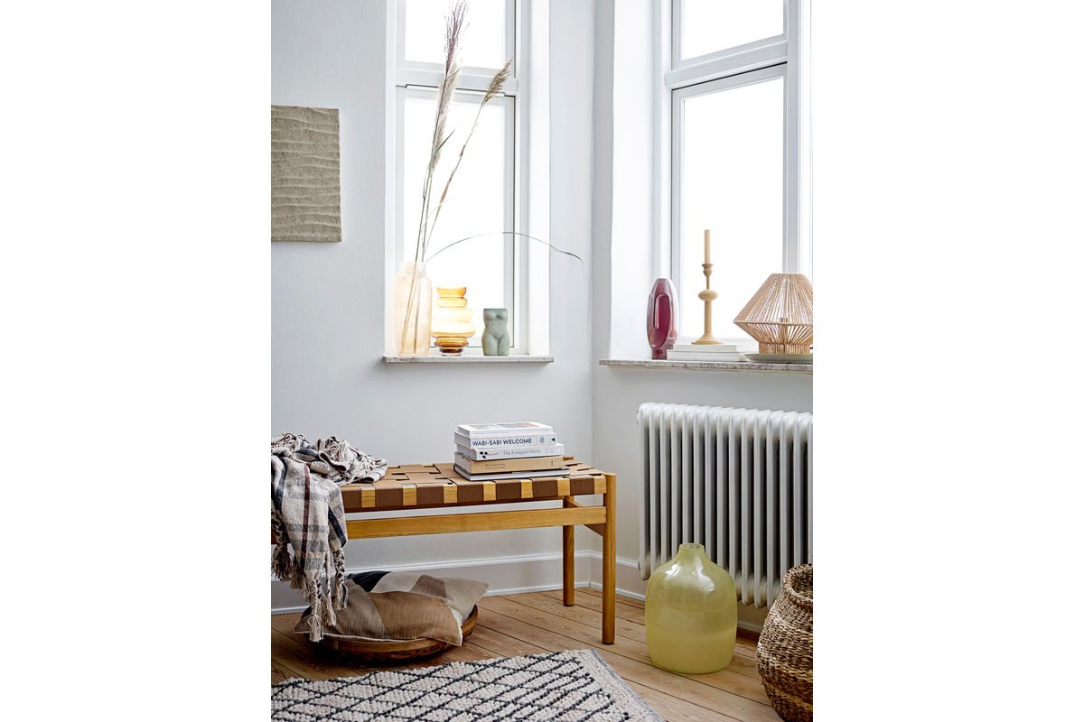 Luxusbetten24 Designvase Terra Skulpt Braune Steingut Vase Wohnzimmer