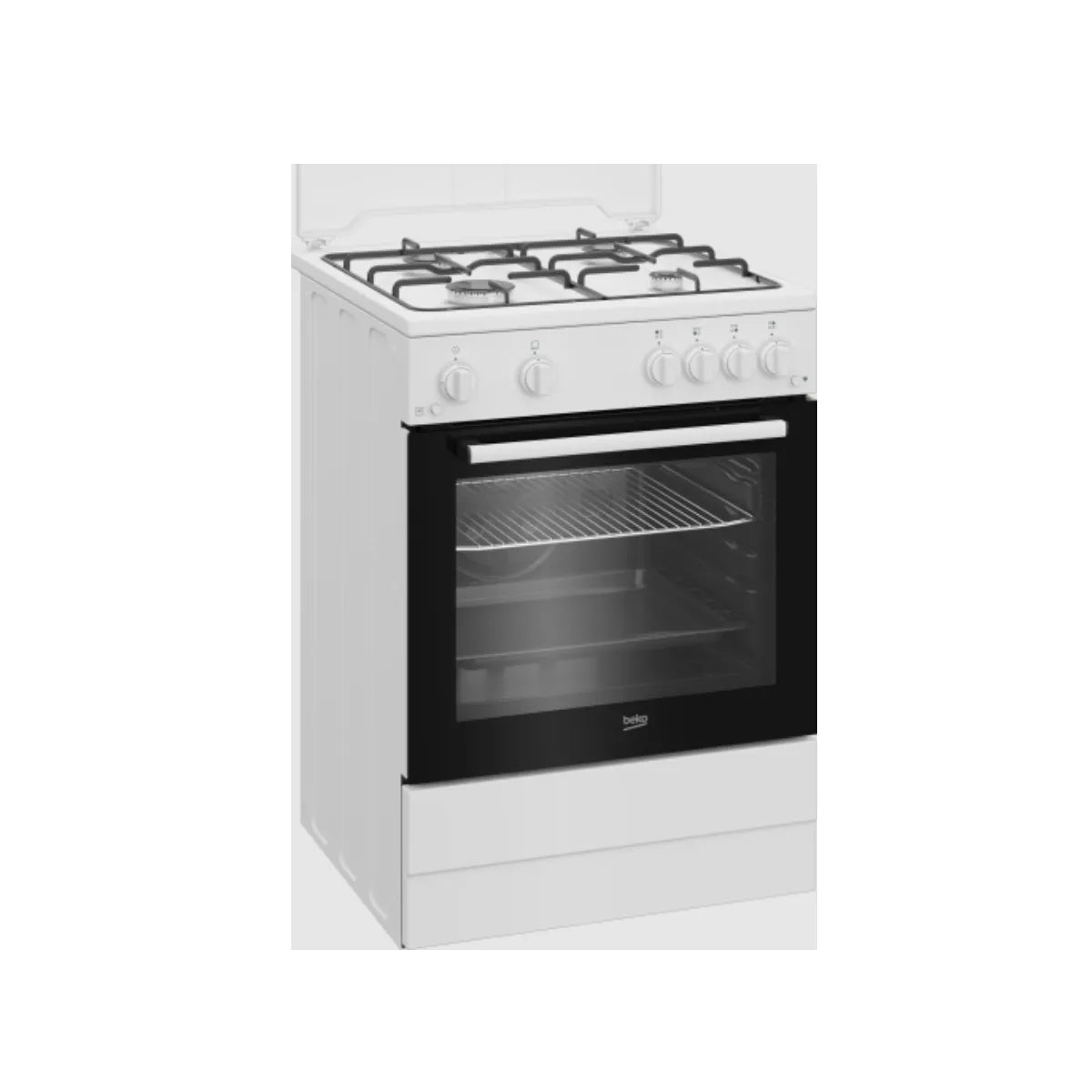 Beko FBG62121WD Cocina de Gas Convección Natural Blanco