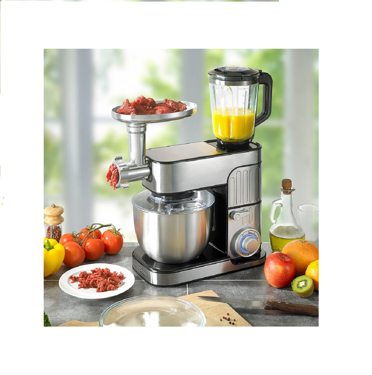 Robot Pétrin Multifonction Kitchencook Inox ANTARA-PRO
