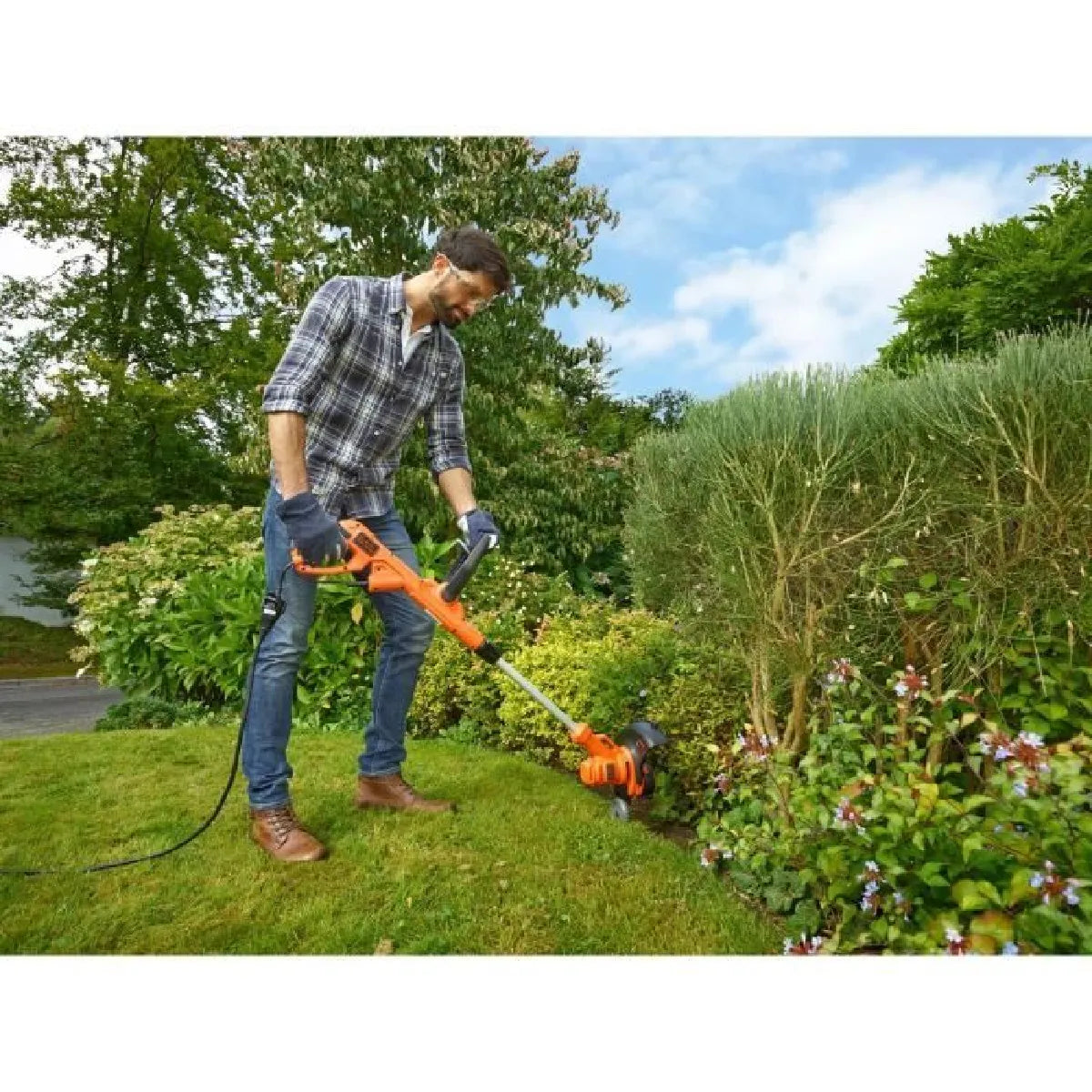 Black & Decker Cortacésped Eléctrico 3 en 1 30 cm 550 W