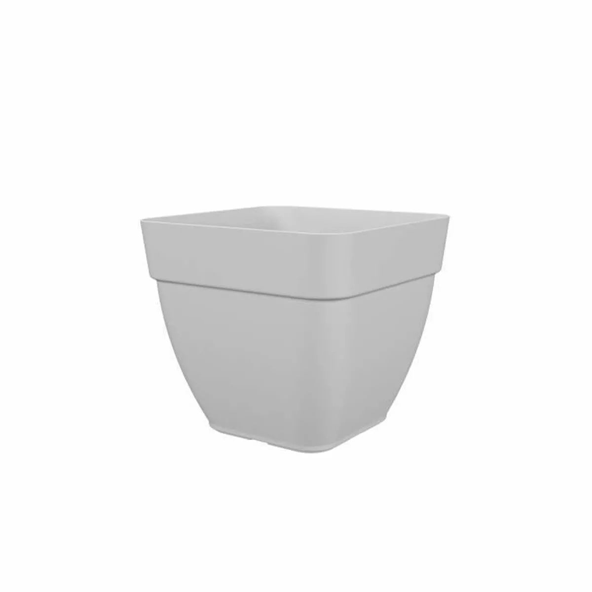 Artevasi Maceta Cuadrada Plástica 37 cm Blanca