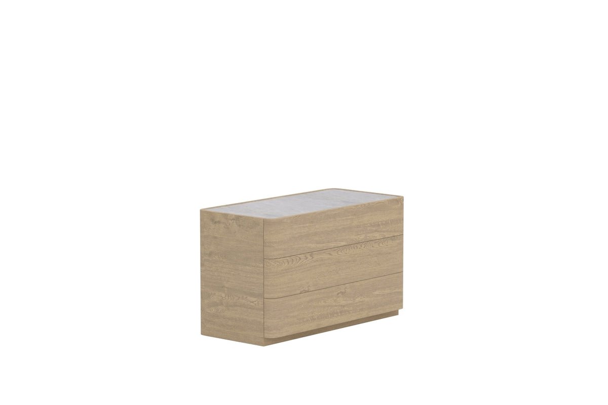 Luxusbetten24 Cirella Beistelltisch Holzoptik Natur Stil Wohnzimmer Modern