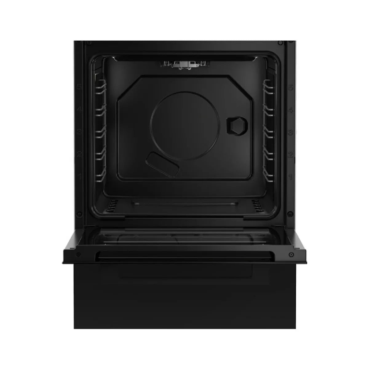 Cocina de gas Beko FSG522DBC 4 quemadores negro 68 L