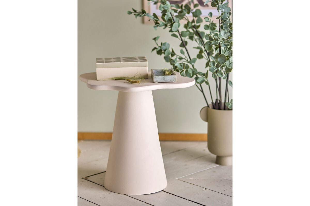 Beistelltisch Ruby – Aluminium in Naturton