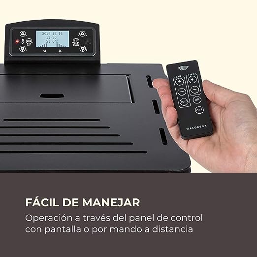 Waldbeck Estufa de Pellets Canalizable 10 kW