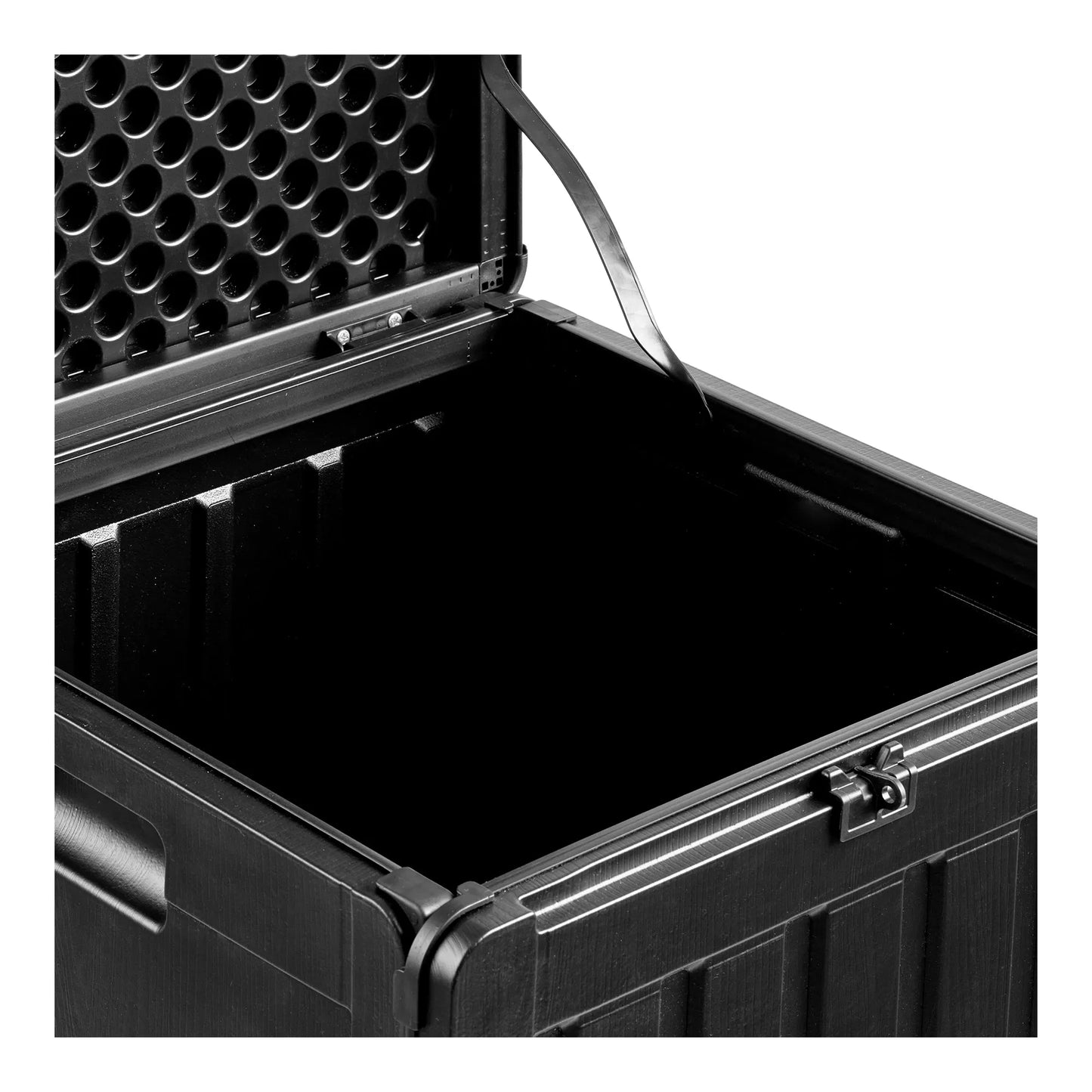 Garten Aufbewahrungsbox Kaldina mit Deckel Schwarz