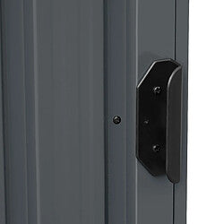 Axi House Cache‑poubelle 3,2 × 0,8 × 1,22 m Acero Galvanizado Color Antracita