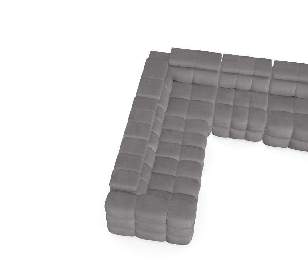Luxusbetten24 Modulares Sofa Buffalo – Deine Wunschkonfiguration Anafi 7