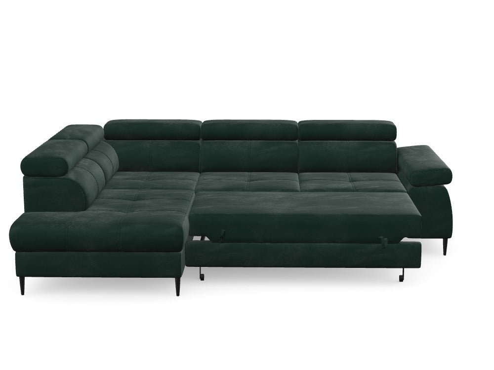 Luxusbetten24 Cordoba II Bett Eckteil Links Stoff Element 12