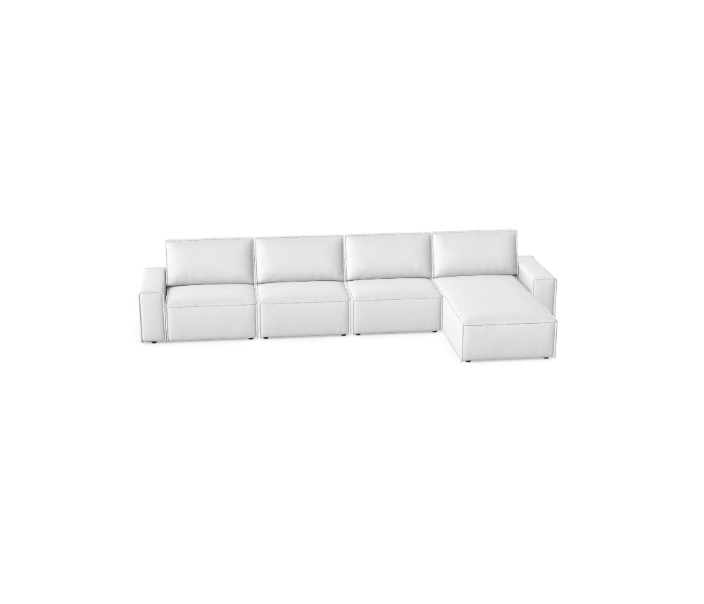 Luxusbetten24 Domo Modular Modulares Sofa Magic Velvet 2200 Konfiguration