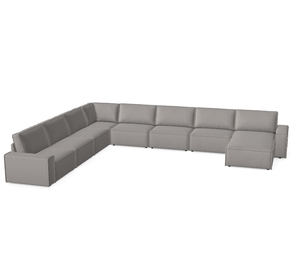 Luxusbetten24 Domo Modular Modulares Sofa Neve 13 M_2MXU660
