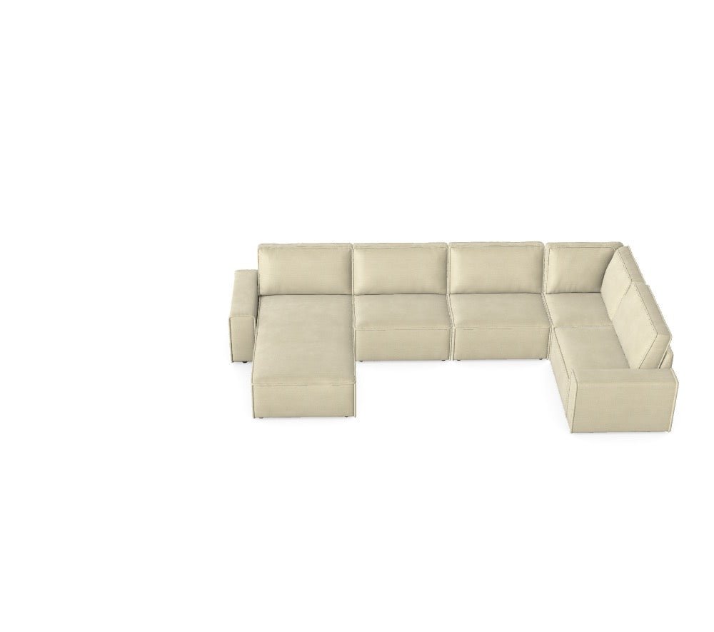 Luxusbetten24 Domo Modular Bett – Monolith 04 Konfiguration