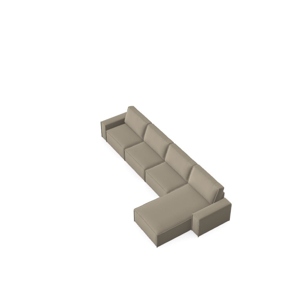 Luxusbetten24 Domo Modular Wunschkonfiguration M_LKRHOQM Manza 04 Bett