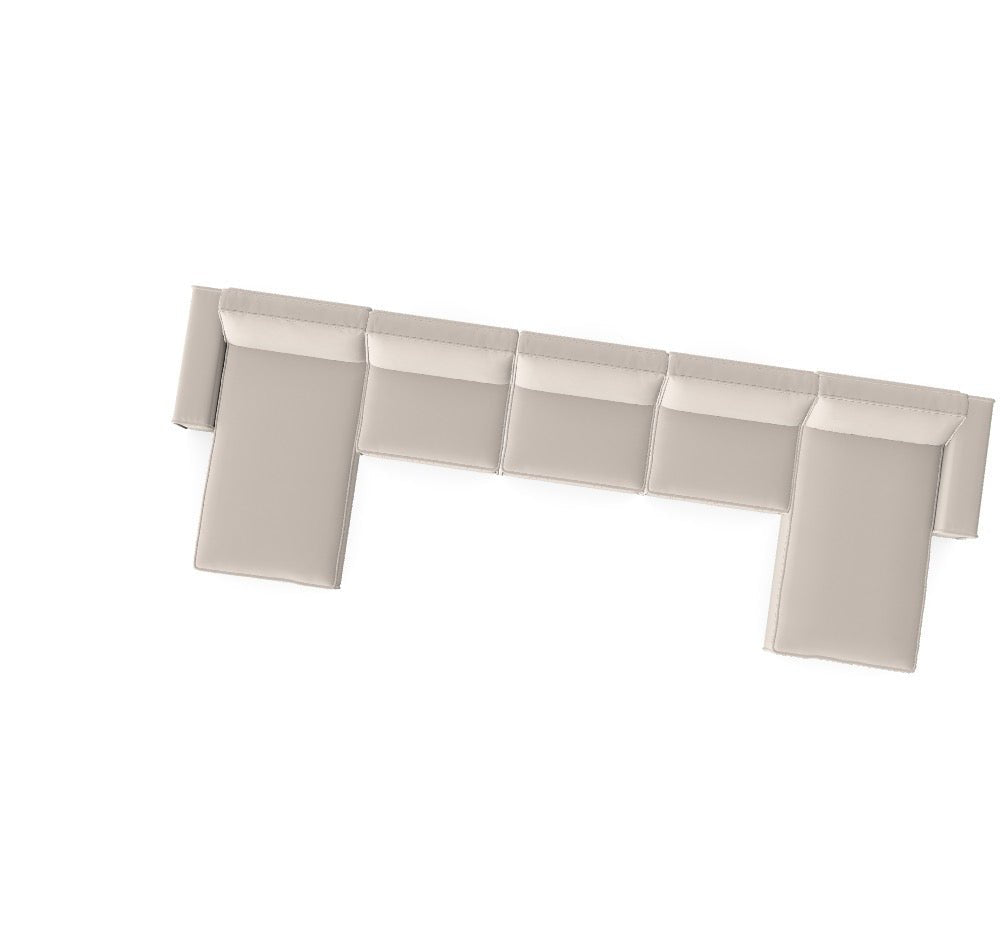 Luxusbetten24 Domo Modular Bett – Magic Velvet 2274, 5‑teilige Konfiguration
