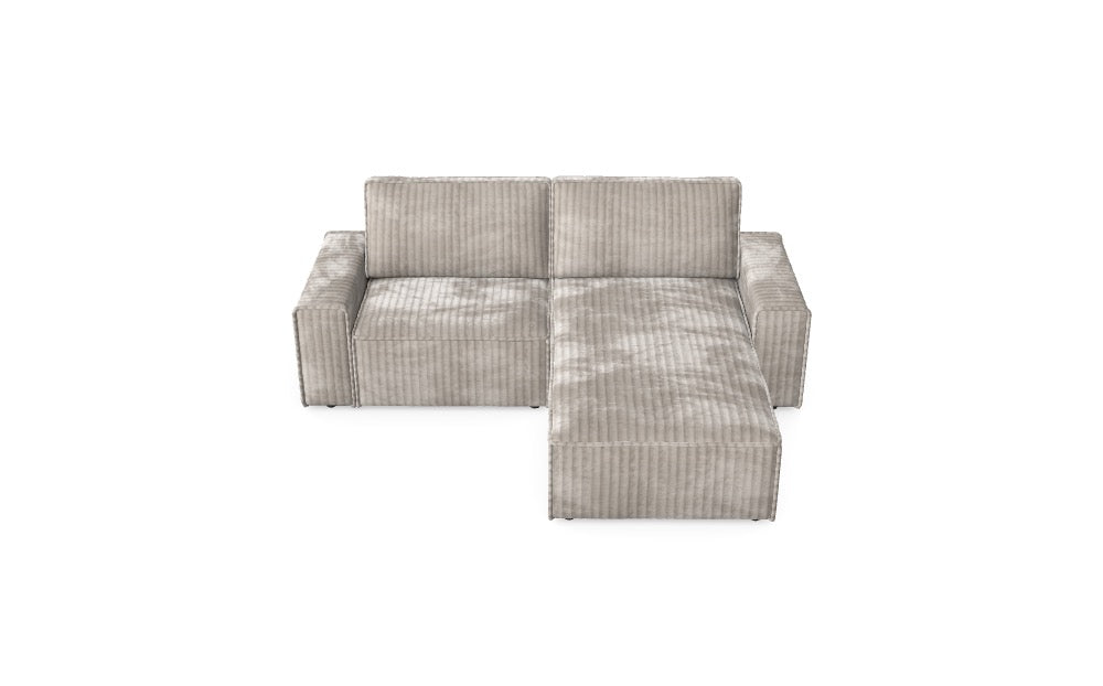Luxusbetten24 Domo Modular Modulbett mit Tilia‑83 Bezug