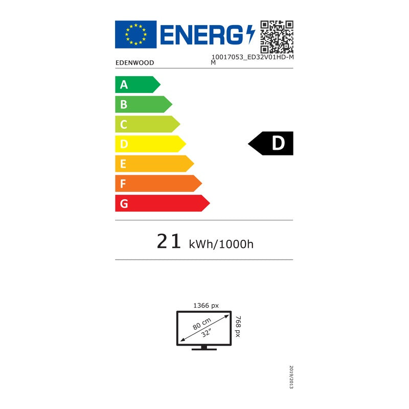 EDENWOOD ED32V01HD-MM Televisión LED 32" HD Ready HDMI USB
