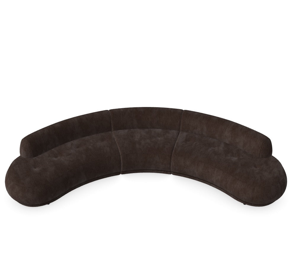 Luxusbetten24 Gio Modulares Sofa – TIA 57 Stoff, Custom