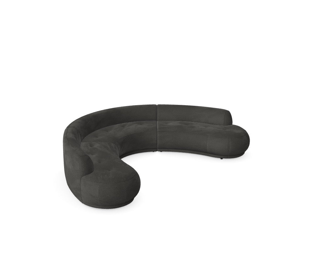 Luxusbetten24 Gio Modulares Sofa Abriamo 8 3‑teilige Konfiguration