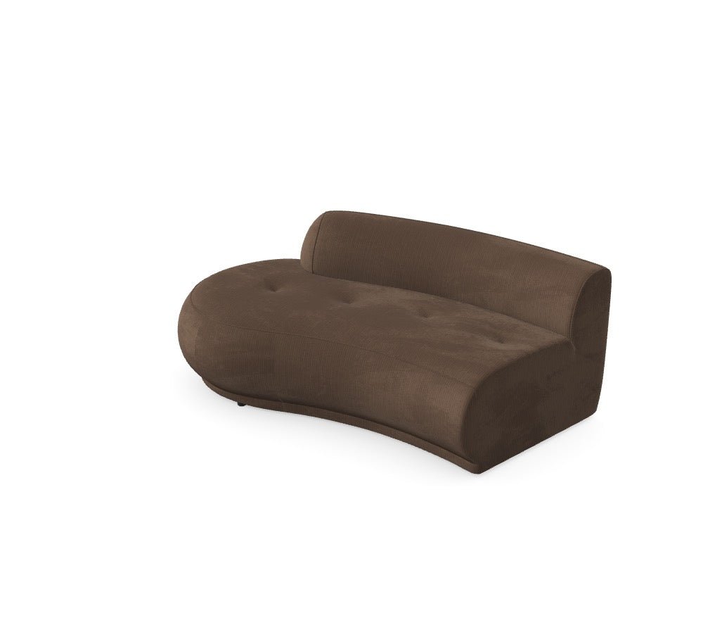 Luxusbetten24 Gio Modulares Sofa Langes Endmodul Offen Links, Anafi 6
