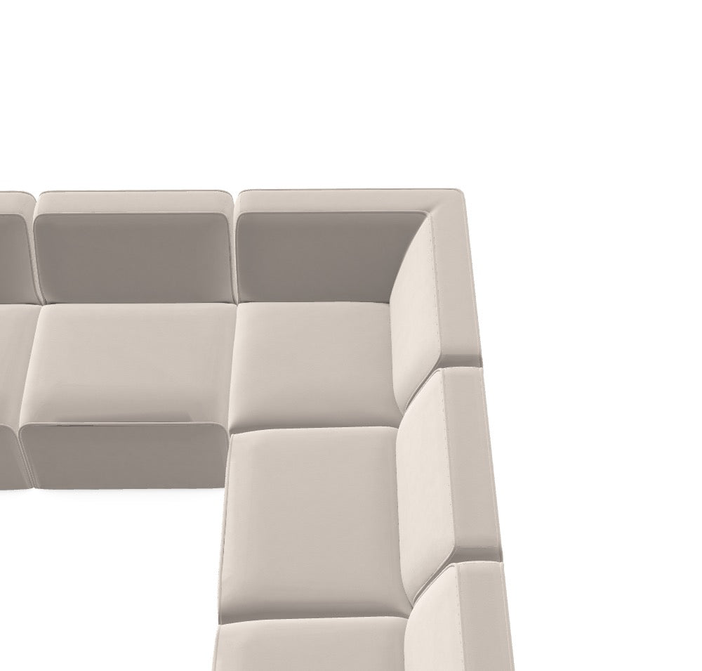 Modulares Sofa Hugg – Magic Velvet 2274, individuelle Konfiguration