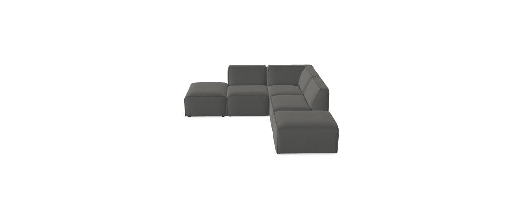 Modulares Sofa Hugg – Magic Velvet 2271, 5‑Teiliges Set