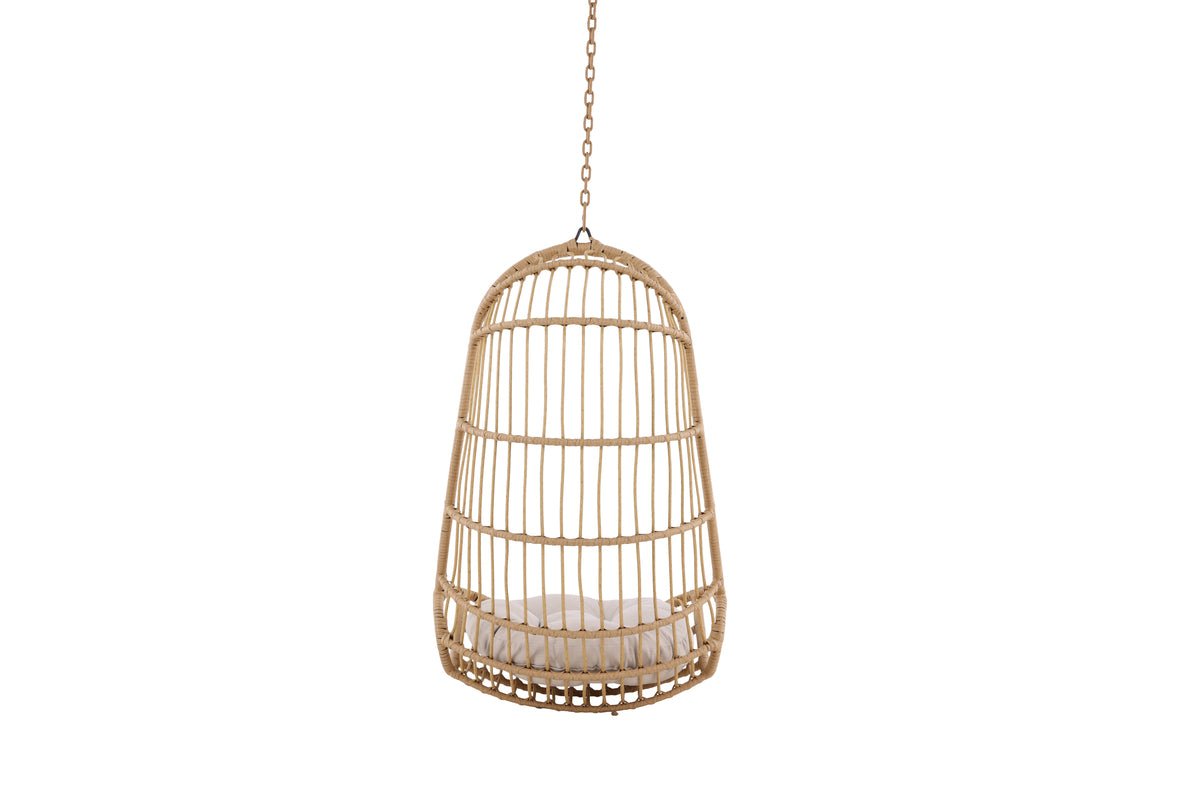Luxusbetten24 Kaelis Hängesessel Aus Rattan Beige Garten Entspannen