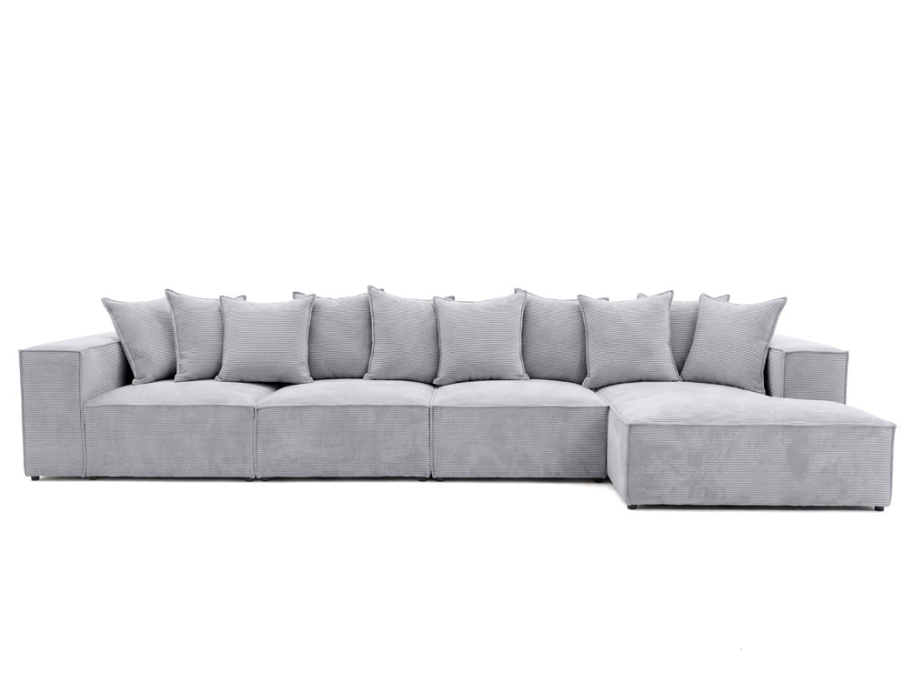 Luxusbetten24 Designer Sofa Largo L Maxi Cord