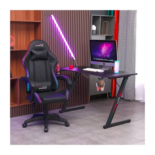 AMSTRAD AMS-DESK120Z Mesa Gaming LED Aura – 69,96 €