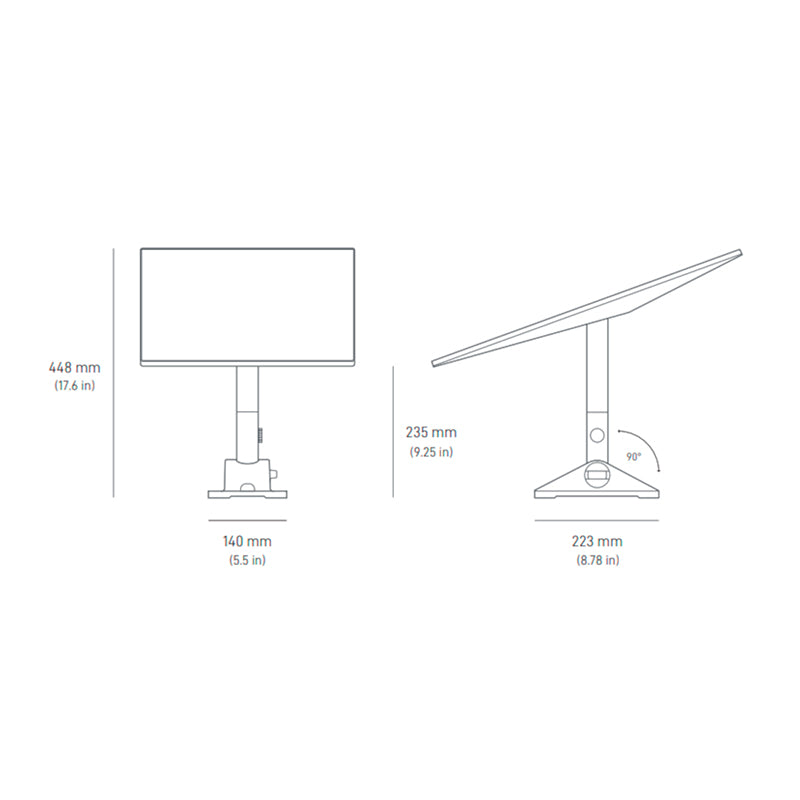 Starlink Soporte Pivotante Standard Gris Compatibilidad Kit Estándar
