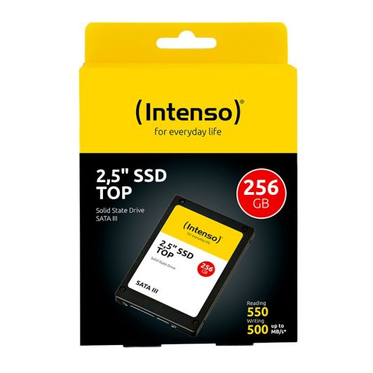 INTENSO SSD Interno SATA 256 GB Negro 2.5 Pulgadas Alta Velocidad