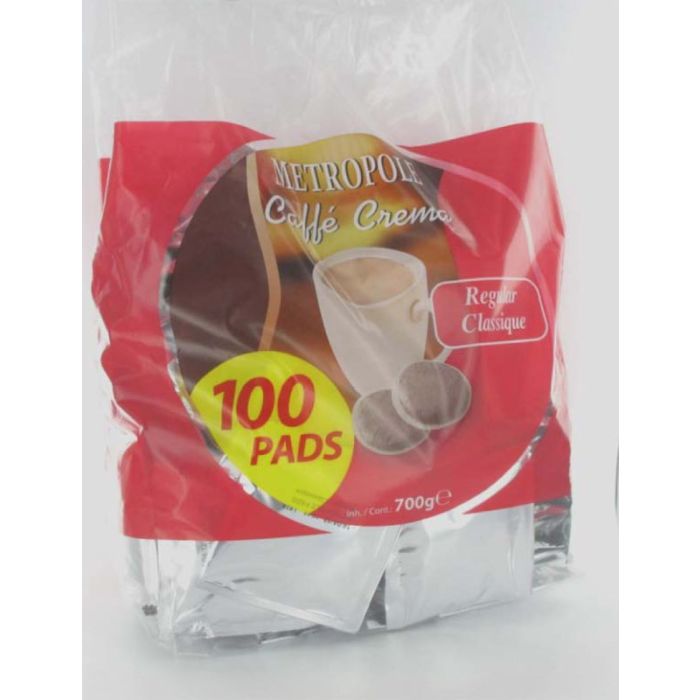 METROPOLE Klassische Senseo Kaffeekapseln 100er Pack Kompatibel Original