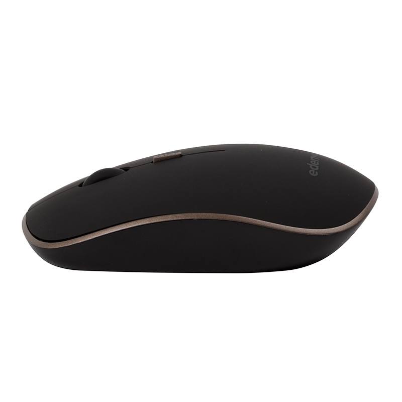 EDENWOOD MWLS01B Kabellose Maus – 1600 DPI, 4 Tasten, Schwarz/Kupfer