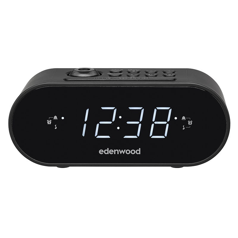 Edenwood Clock Project B1 Radio Despertador Negro Proyección Techo