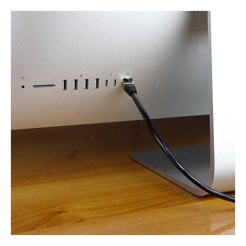 EDENWOOD Cable de Red Ethernet Gigabit 10Gb/s 10M CAT6 Blanco