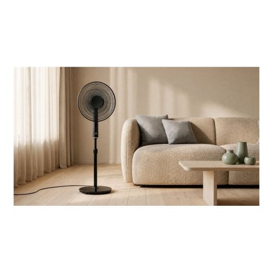 VALBERG INES B‑KOOL Standventilator 50 W 40 cm 3‑Stufen Schwarz