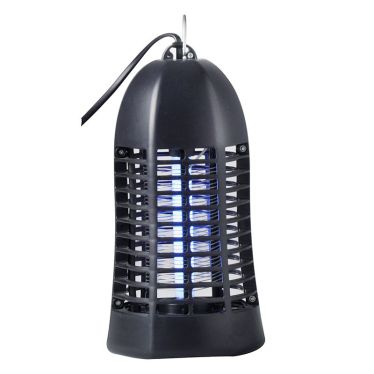 ZEROMOUSTIQUE Lámpara UV Antimosquitos Interior Negra Compacta para Hogar