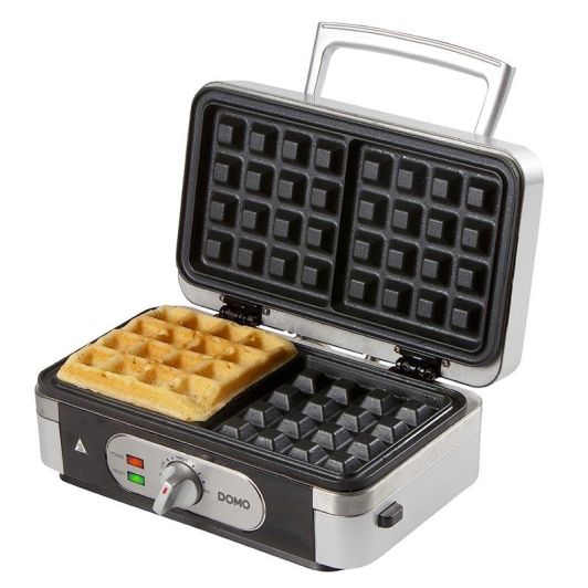 DOMO DO9264C Sandwichera 3 en 1 1000W Inox