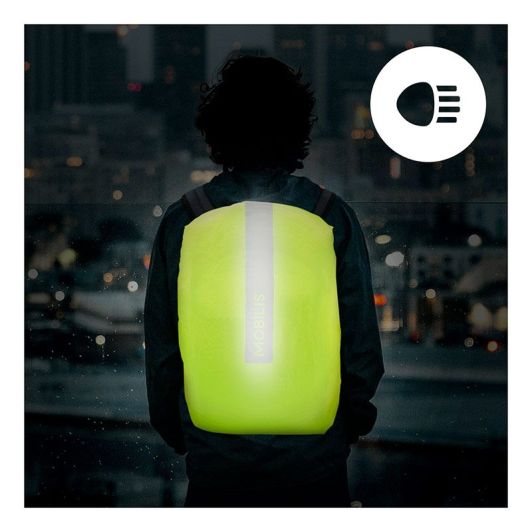 MOBILIS Funda Universal 30L para Mochila Amarilla Resistente