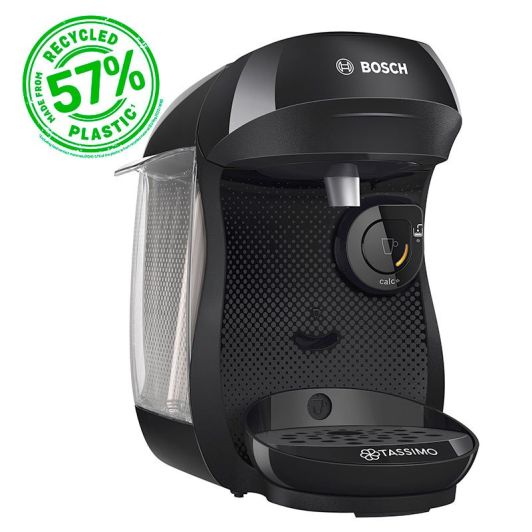 Bosch Tassimo TAS102E HAPPY Cafetera de Cápsulas Negra 0,7L