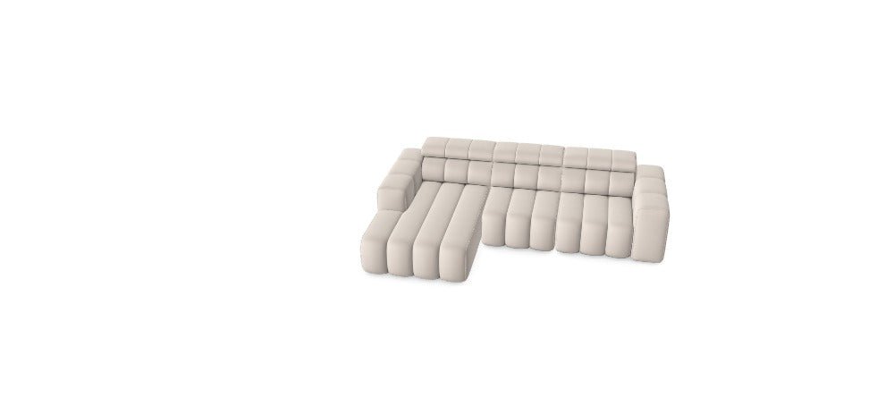 Luxusbetten24 Modulares Sofa Zürich – Magic Velvet 2274, 3‑teilige Konfiguration