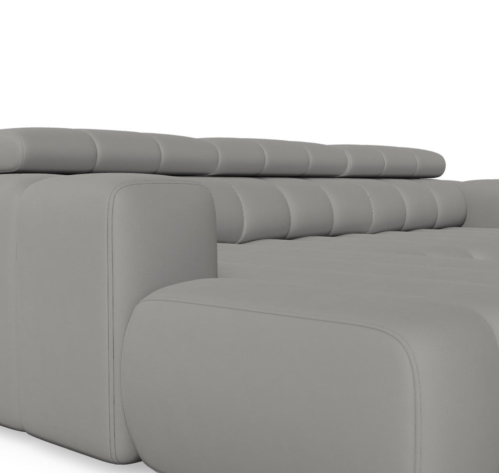 Luxusbetten24 Modulares Sofa Zürich – Magic Velvet 2217, 3‑teilige Konfiguration