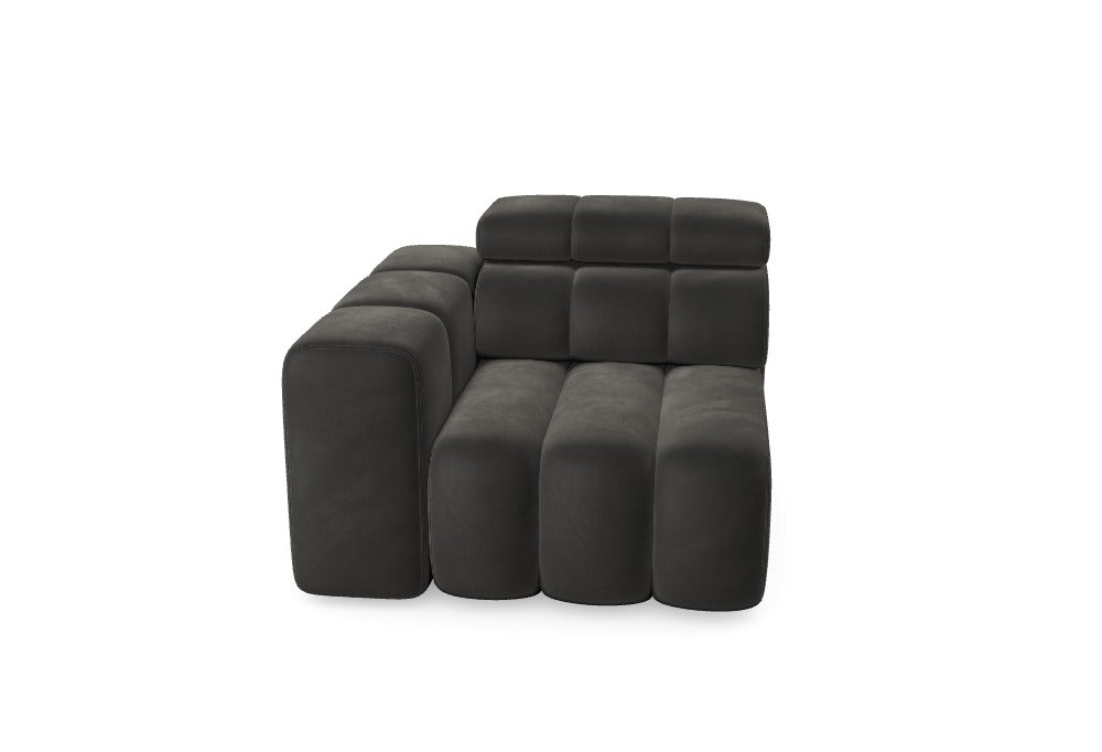 Luxusbetten24 Zürich Modulares Sofa Endmodul Links Bezug Monolith 92
