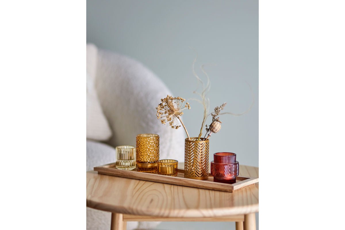 Luxusbetten24 Brown Parade Teelichthalter Set 5‑teilig Braun
