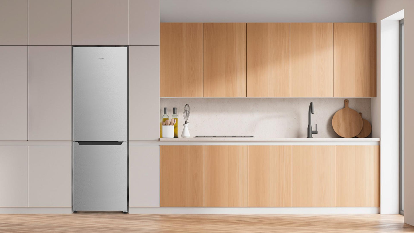 Cecotec Bolero CoolMarket 322 Inox Frigorífico Combi Clase E 322L