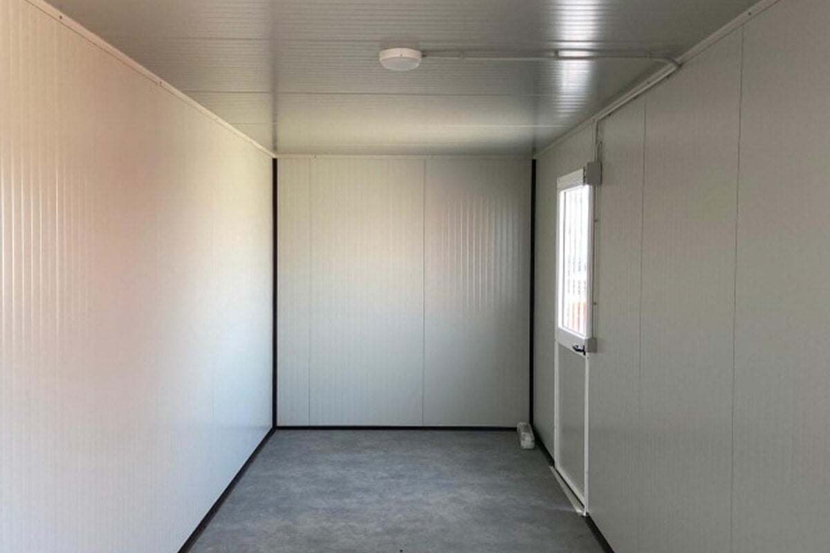 Open Space Modulbox 4 m Höhe 240 cm Thermoisoliert Elektrisch Verkabelt