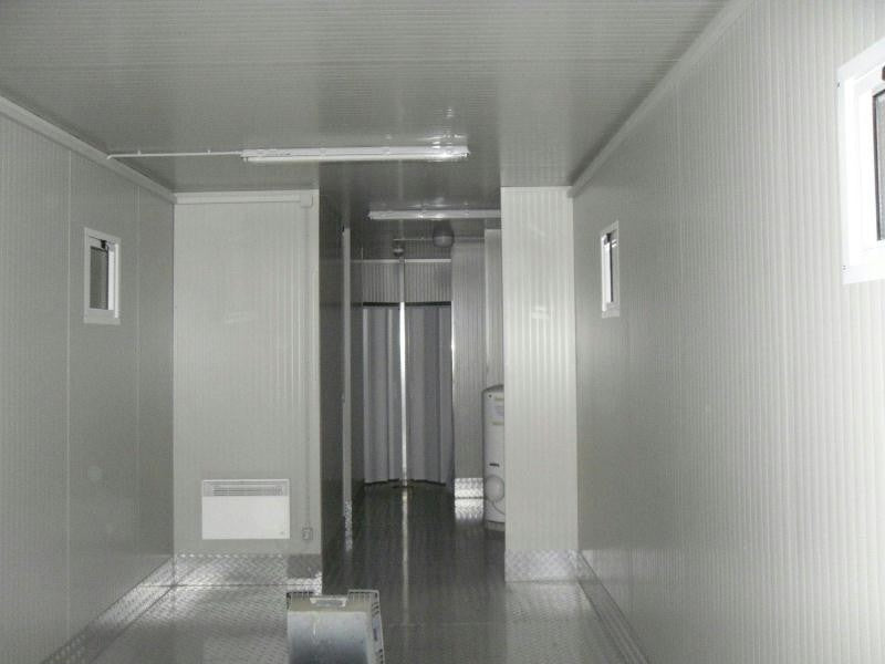 Box Für Umkleideraum Inkl. Aluminiummandolboden Und Heizsystem 12 M × 2,5 M